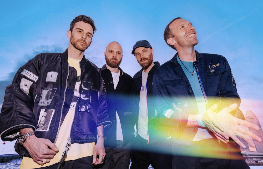 Listen to Coldplay's new song "We Pray", featuring Little Simz, Burna Boy, Elyanna, and TINI