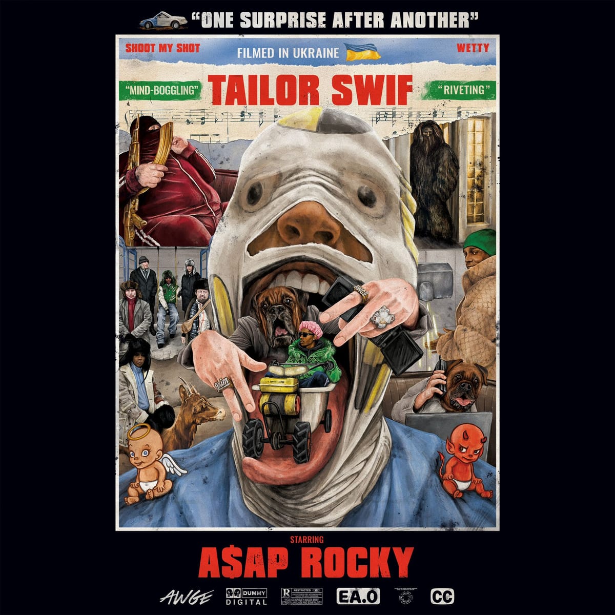 A$AP Rocky shares "Tailor Swif" 24hrs after a video teaser