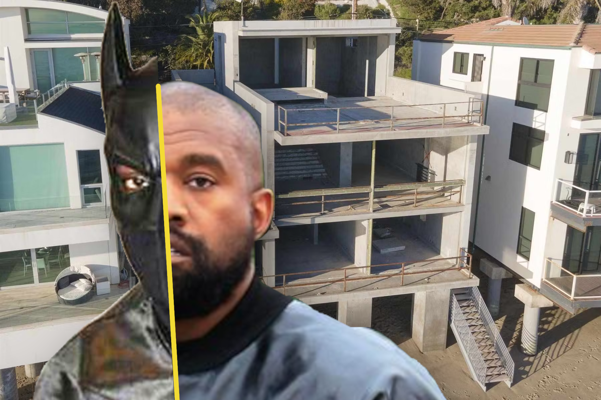 Kanye West is selling his empty "Batcave" mansion at a $36 million dollar loss