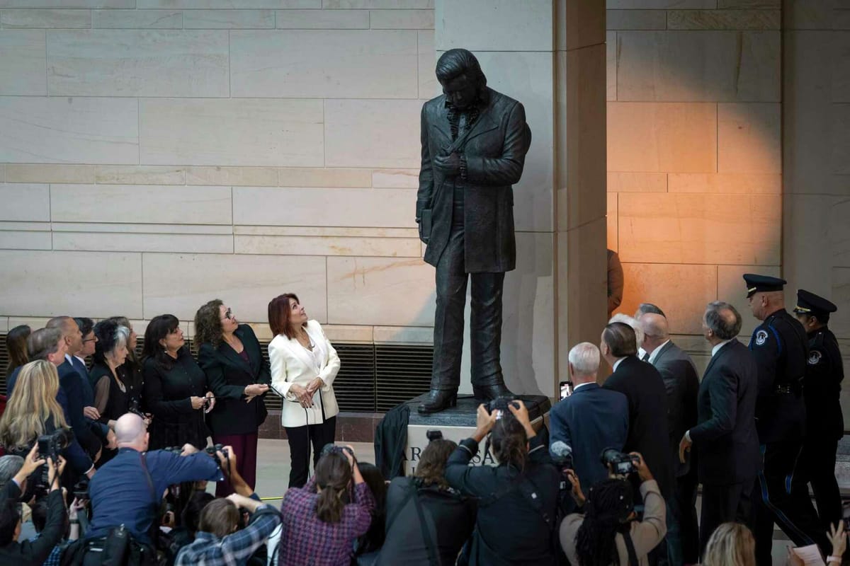 Johnny Cash becomes first musician ever to get statue at U.S. Capitol