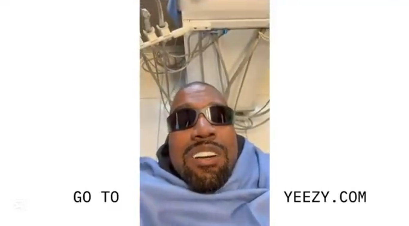 Kanye West buys Super Bowl ad, spends all the money on new teeth