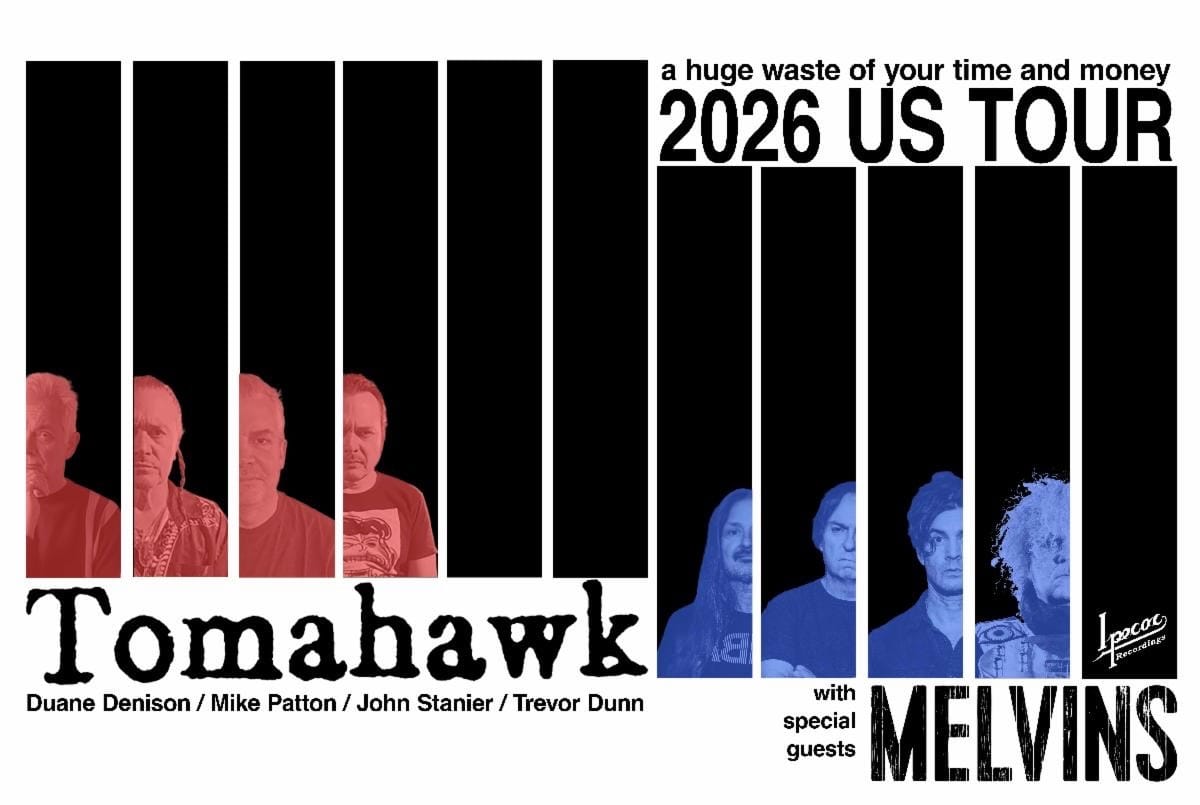 Tomahawk (Mike Patton, Duane Denison, and more) announce first live dates in 13 years with Melvins