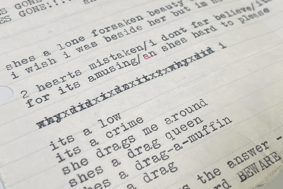 Draft Bob Dylan lyrics found in Allen Ginsberg book expected to fetch up to $53,000 at auction