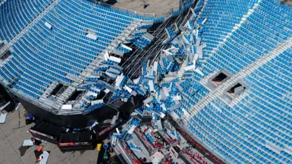 Major damage is done to a Toronto venue where AC/DC was set to perform