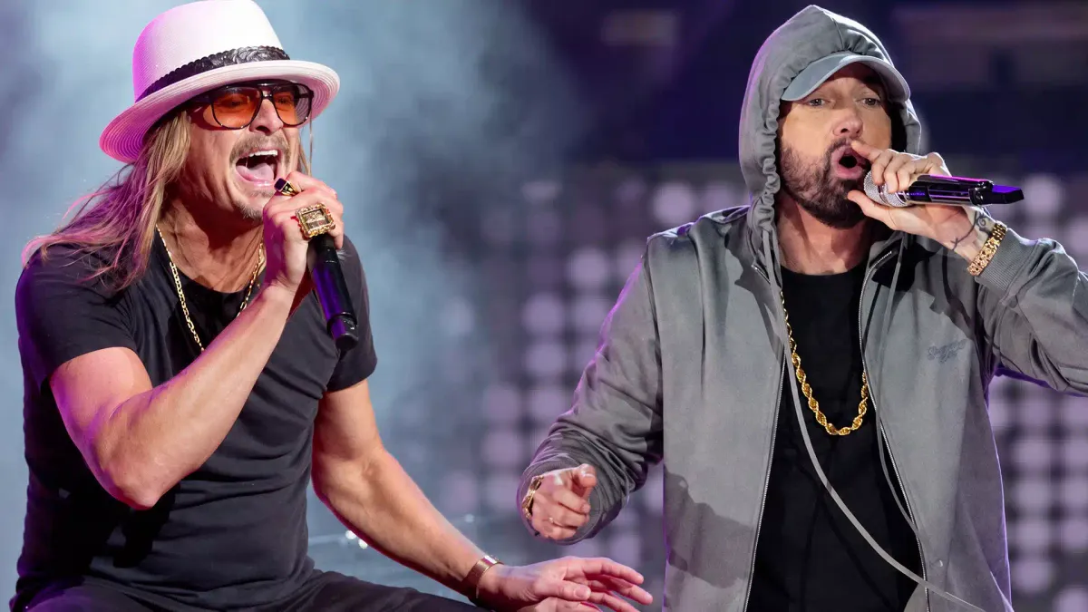 Eminem defends partnership with Kid Rock on album collab