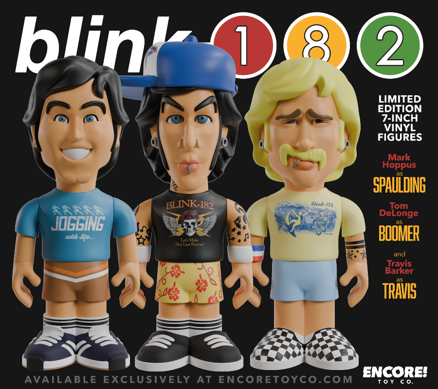 Blink-182 turn their iconic "First Date" alter egos into collectible figures