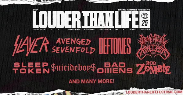 Rob Zombie, Evanescence, Deftones, and more to play 2025 Louder Than Life Festival