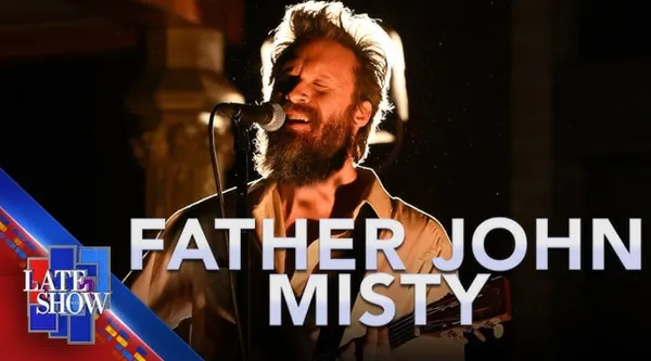 Father John Misty debuts “The Dead Mouse One” on The Late Show with Stephen Colbert