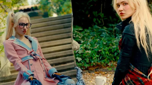 Anime army girls, cave people, fake weapons, and more in Grimes' "Artificial Angels" music video