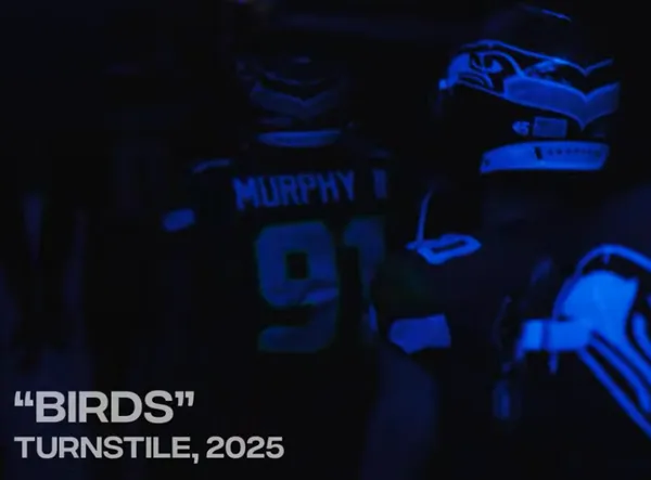 Featured image for Seattle Seahawks hype fans for Divisional Round vs. 49ers with help from Turnstile