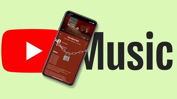 YouTube Music lyrics now behind a paywall