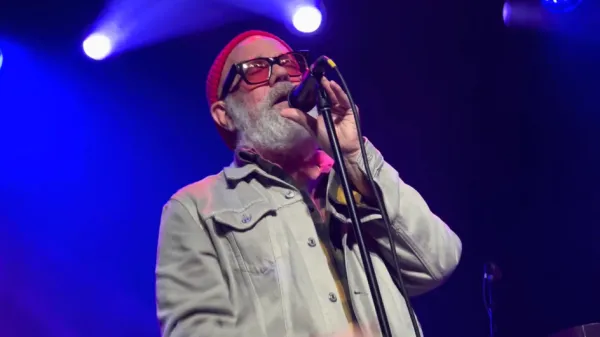 Michael Stipe sings "These Days" and "The Great Beyond" for the first time in nearly two decades