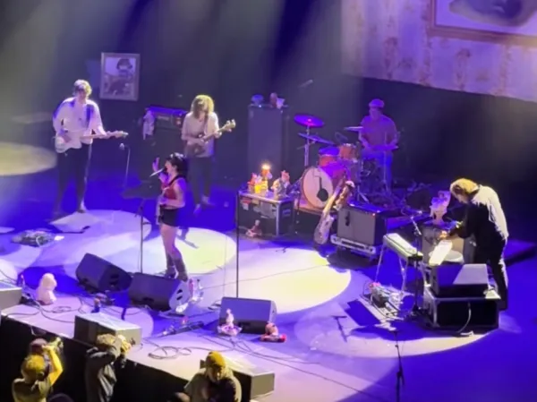 Wednesday covered MJ Lenderman for April Fools' Day