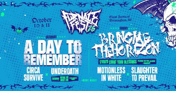 A Day To Remember, Bring Me The Horizon and more announced for Furnace Fest 2026