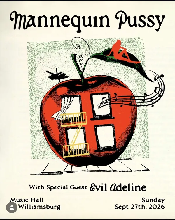 Mannequin Pussy announces a show at Music Hall of Williamsburg