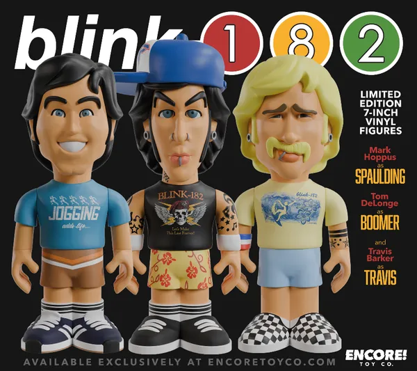 Blink-182 turn their iconic "First Date" alter egos into collectible figures
